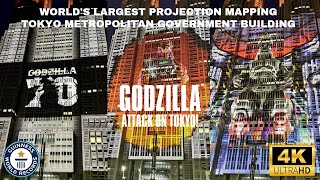 Godzilla Attack on Tokyo! World's Largest Projection Mapping in Tokyo!