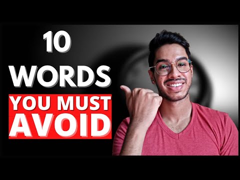 10 words you must AVOID in IELTS Writing !!🙏