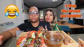 MY WIFES OBNOXIOUS COUSIN INTERRUPTS MY BIRRIA MUKBANG AND REFUSES TO LEAVE!