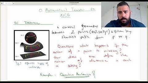 Ringvorlesung Noncommutative Geometry I