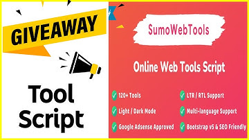 Giveaway Tool PhP Scripts 2021 SumoSEOTools - Online SEO Tools Script