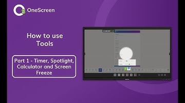 Tools 1: Timer, Stopwatch, Spotlight and Freezing the Screen - T7 Training