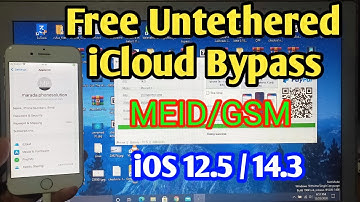 Free iCloud Bypass Untethered MEID/GSM iOS 14.3/12.5/13.7|Facetime/Siri/iCloud/Notifications/iCloud