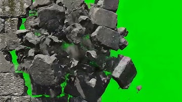 Wall of Stone Exploding