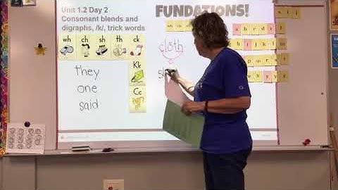 Fundations 2, Unit 1 Week 2,  Day 2