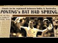 Ponting के Spring वाले Bat की कहानी | 2003 World cup Final | Ponting's Bat & Sachin tendulkar