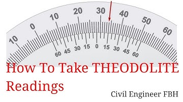 HOW TO CALCULATE  VERNIER  READINGS OF THEODOLITE AND LEAST COUNT  #THEODOLITE  PART (IV)