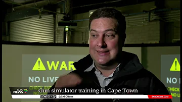 Gun simulator training in Cape Town: JP Smith