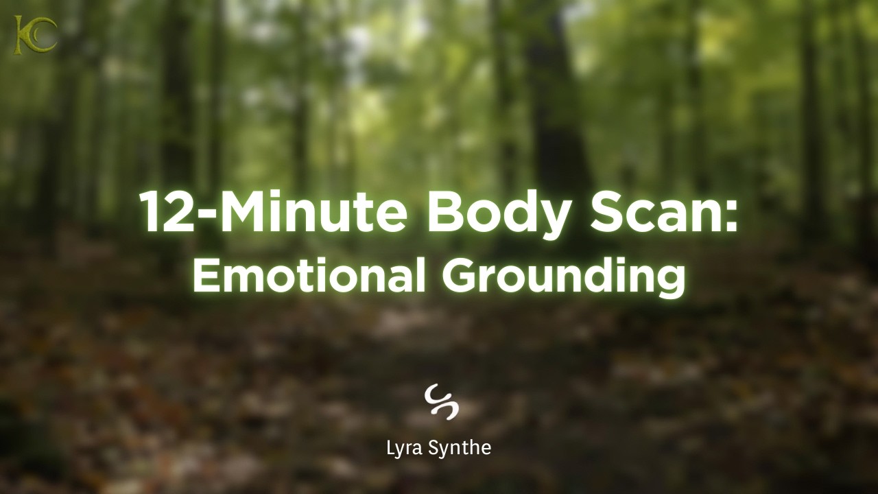 12-Minute Body Scan for Emotional Grounding – Calm, Center & Stabilize