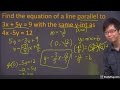 Understanding Parallel Line Equations