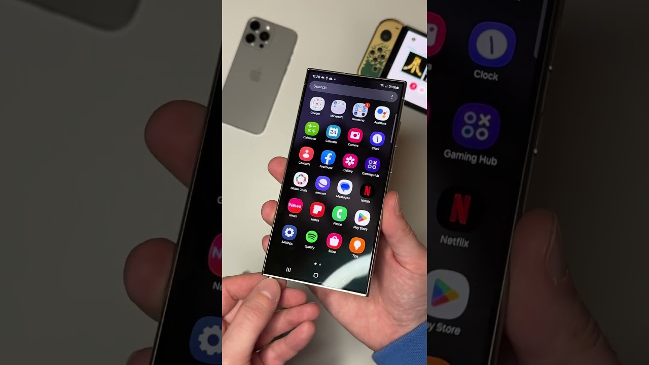 Samsung Galaxy S24 Ultra in Titanium Gray