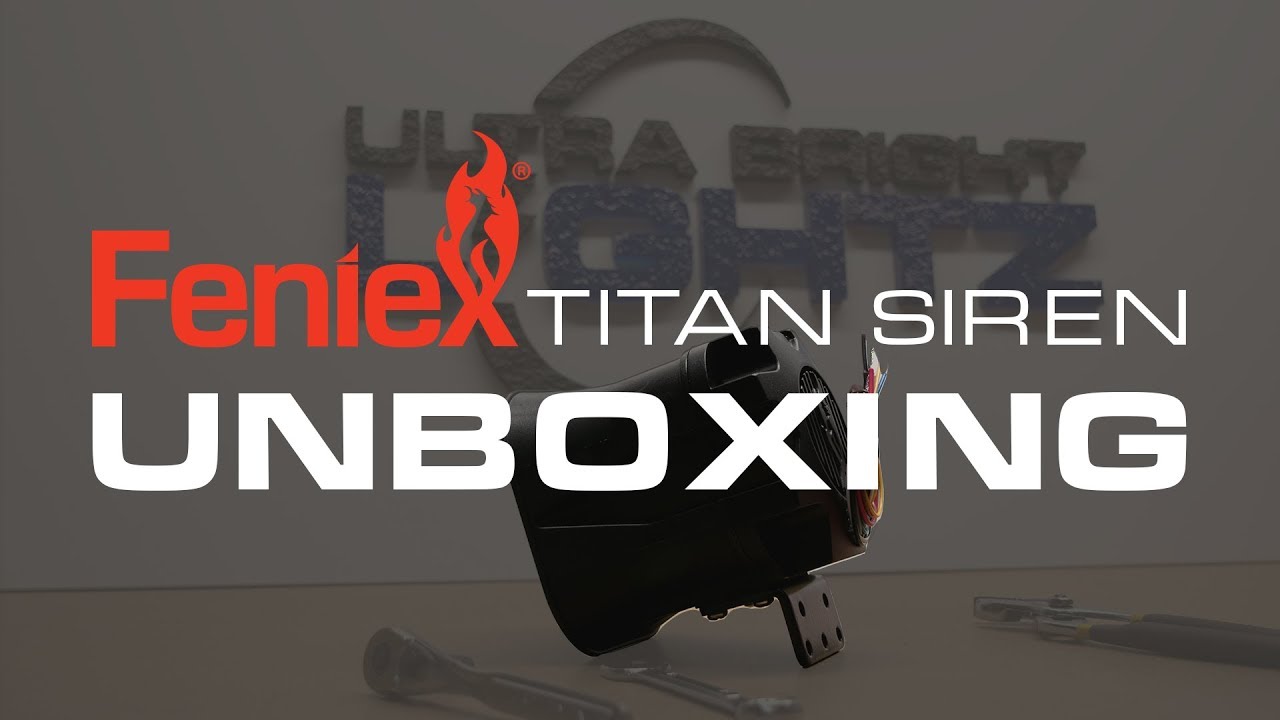 Feniex Titan 30w Siren S 5018 Ultra Bright Lightz Feniex Titan 30w Siren S 5018 Ultra Bright Lightz