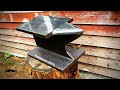 I Turned a H-Beam into an Anvil! - Homemade Anvil