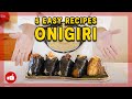 EASIEST Onigiri Recipes at Home! | Japanese Rice Balls