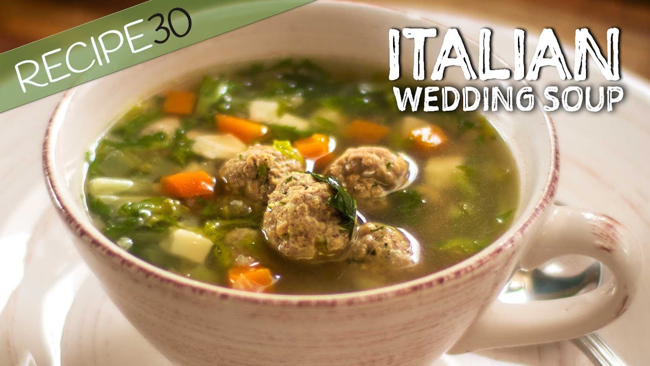 Meatball Soup is a classic Italian dish that has nothing to do with weddings!