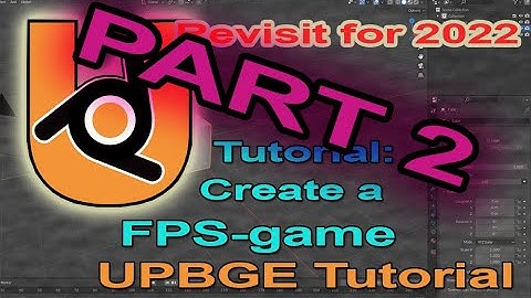 D420 | UPBGE 2022 | FPS-tutorial Part 2 | Gun & Bullets
