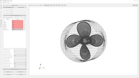 CFD Propeller mesh generation with CRID