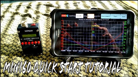 Mini60 Ham Radio Antenna SWR Impedance Analyzer Tutorial