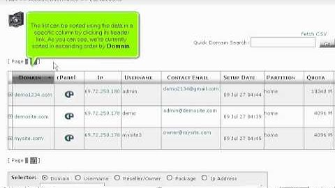 How to view a list of the accounts on your WHM server - WHM Tutorials