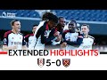 EXTENDED HIGHLIGHTS  Fulham 5 0 West Ham  BACK TO BACK FIVES 