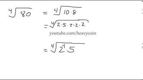 Intermediate Algebra Simplifying Radical Expressions part 2