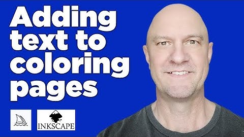 Adding Text to Coloring Pages with Inkscape (and Midjourney)