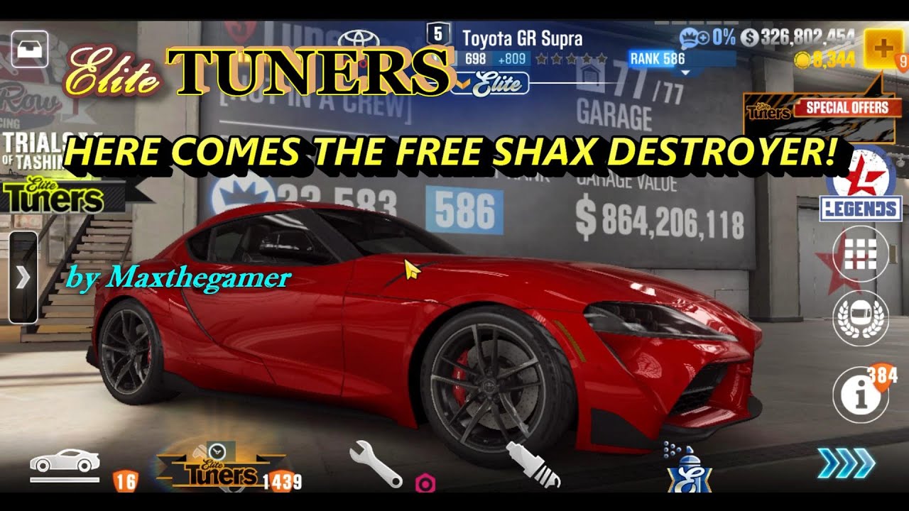 CSR | CSR Racing 2 : Need to beat Shax? Use T5 GR Free Shax - YouTube