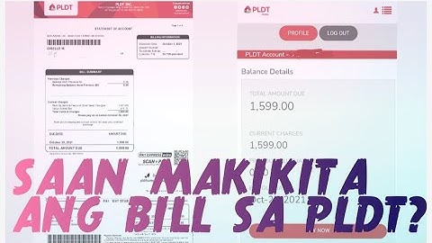 SAAN MAKIKITA ANG BILL SA PLDT?