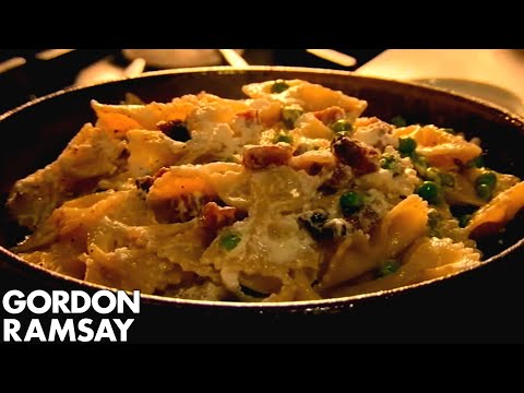 Farfalle with Ricotta, Pancetta & Peas - Gordon Ramsay