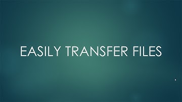 Transfer Files between Mac and Windows