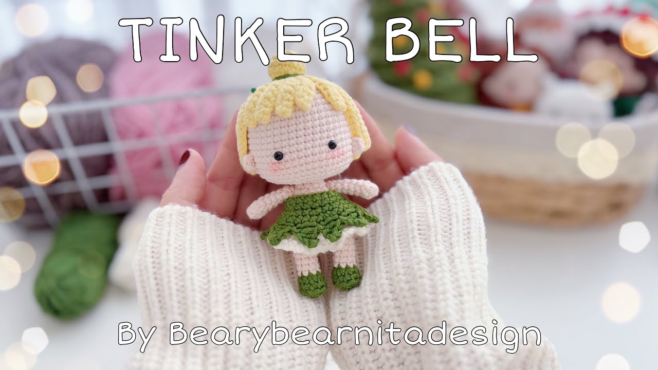 [CROCHET TUTORIAL] Tinker Bell Amigurumi doll by Bearybearnitadesign