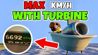 A DESRT (ROBLOX) | Reaching MAX KM/H With Turbine/Rocket