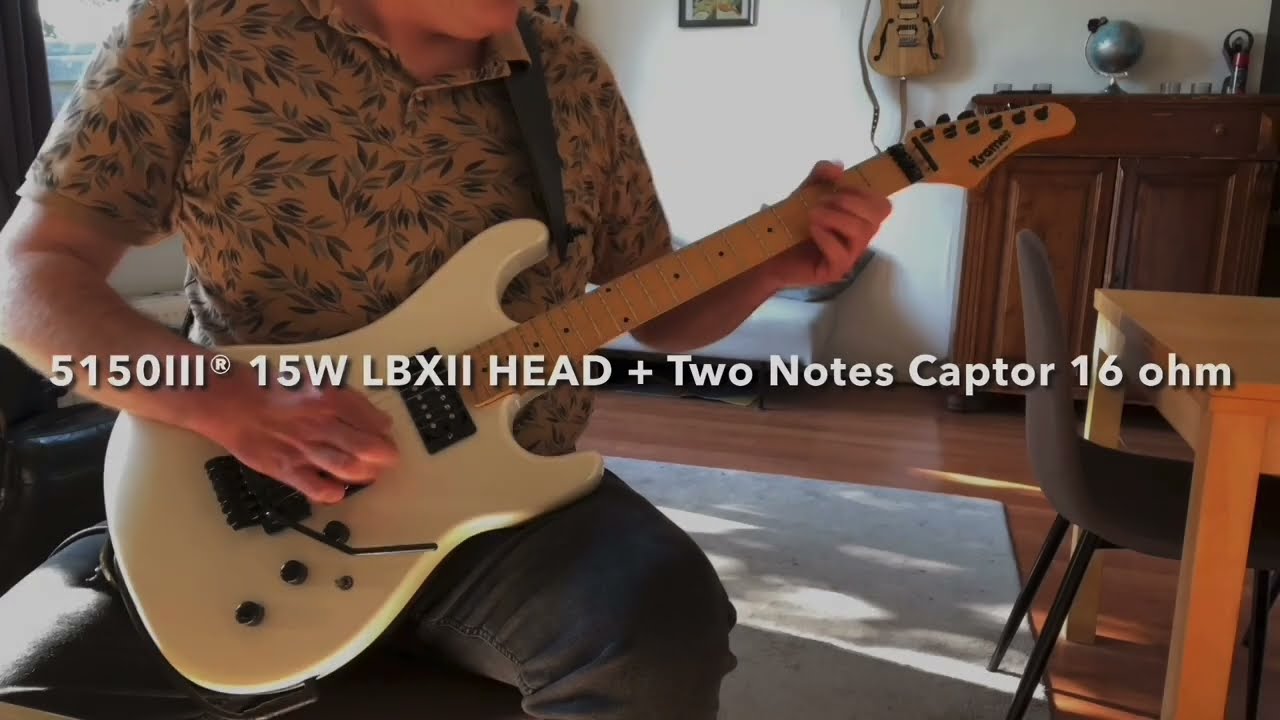 EVH 5150III® 15W LBXII Head (lunchbox) + Two Notes Torpedo Captor 16 Ohm (attenuator & loadbox)