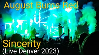 August Burns Red- Sincerity (Live 2023)