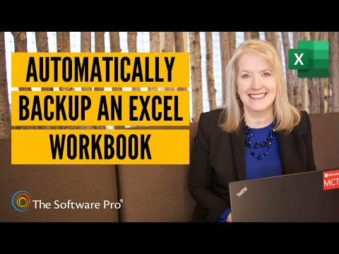 Microsoft Excel: How to Automatically Backup a Workbook; Create a Backup of an Excel Workbook