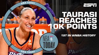 VINTAGE DIANA TAURASI 🙌 The 1st WNBA player to reach 🔟K career points 👏 | NBA Today