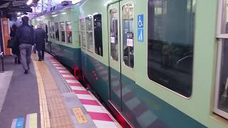 京阪 石山坂本線 600形 605-606 700形 709-710京阪旧塗装  滋賀里  京阪膳所  20191226