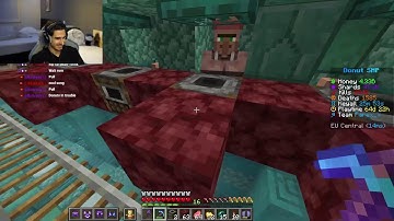 Donut SMP Live | Building the Longest Villager Base FINAL | Rating Bases after