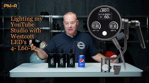 Watch Me Set Up LED Lighting in My YouTube Studio Using 4- Westcott L60-Bs, by Patrick Murphy-Racey