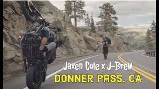 Harley Wheelies Up Donner Pass // 4K