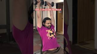 Day 3 | Shoulder Workout | Deltoid | Shoulder Exercise | Gym | Fat Loss Journey | Fitness Coach