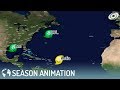 2011 Atlantic Hurricane Season Animation V.3