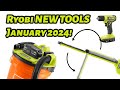 Ryobi new tools january 2024 diy lifehacks construction viral homedepot electric powertool