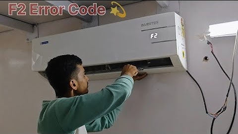 F2 Error  Code Blue Star had a solution to its problem..👍#f2error code#bluestar#aircondition