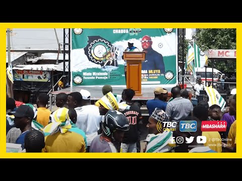 TBCLIVE MKUTANO WA KAMPENI ZA MGOMBEA URAIS CHAMA CHA DEMORACTIC PARTY TABORA