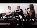 Capture de la vidéo Interview With Simple Plan - Unreleased Music, Setlist Curation & Songwriting Power Couple Name