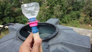 Clean WATER TANK in 20 Minutes- WITHOUT removing water. पानी टंकी साफ़ HINDI VIDEO