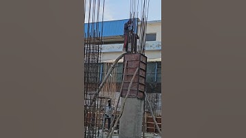 column concrete casting #shortsyoutube #constructionsite#shorts