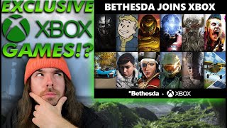 Xbox Bringing EXCLUSIVE Bethesda Games To Game Pass?? Xbox Buys Bethesda