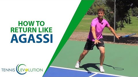 Tennis Return Serve: ANDRE AGASSI TIP (Hit Amazing Forehand Returns)